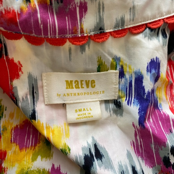 Anthropologie Maeve Rachel Floral button shirt - Small - Picture 2 of 3
